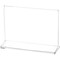 Plymor Clear Acrylic Sign Display / Literature Holder (Side-Load), 6" W x 4" H